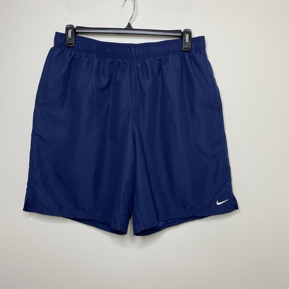 Nike Swim Essential 9" Volley Swim Trunks Men's XL Navy Lined NESSD620-440